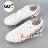  Nike Mercurial Vapor 13 FG trắng gót đen - Giày đá bóng sân cỏ tự nhiên 