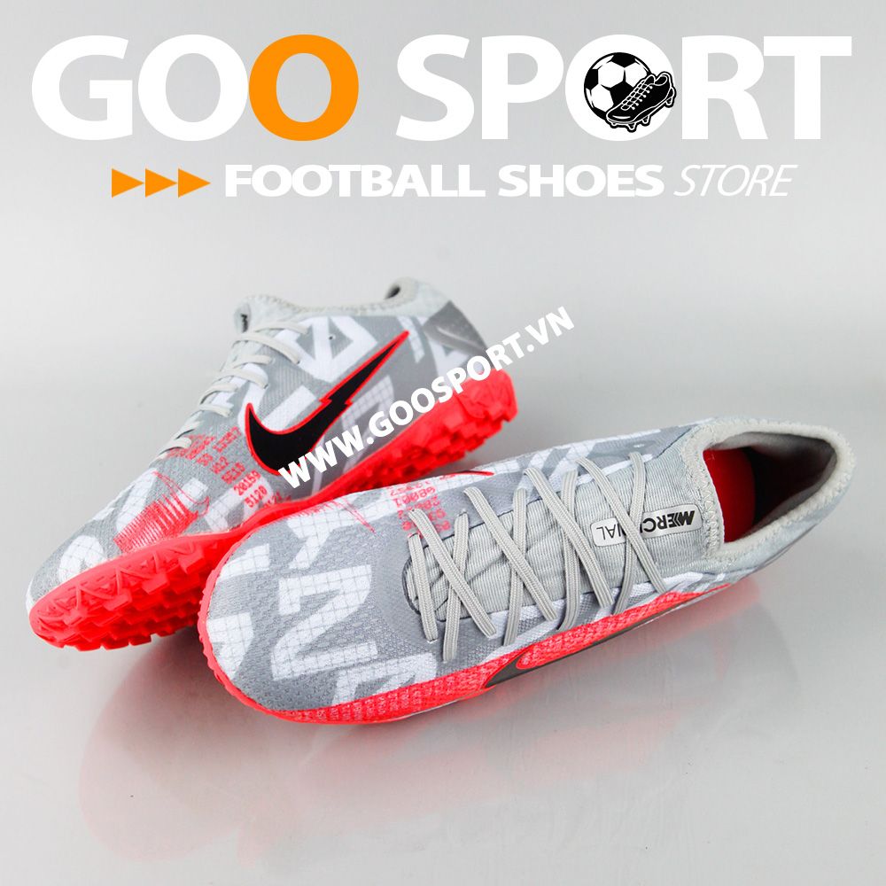 Nike Mercurial Vapor 13 TF xám cam 3D