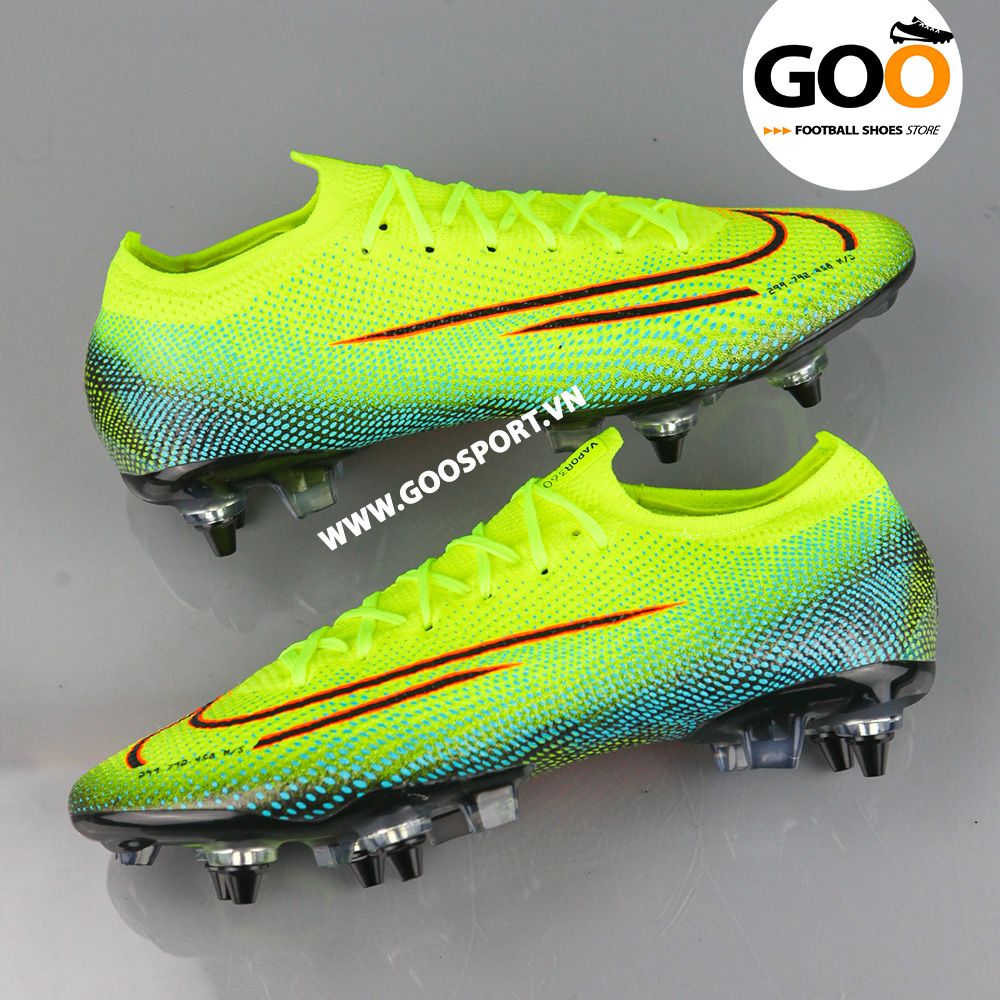  Nike Mercurial Vapor 13 SG dạ quang - Giày đá bóng sân cỏ tự nhiên 