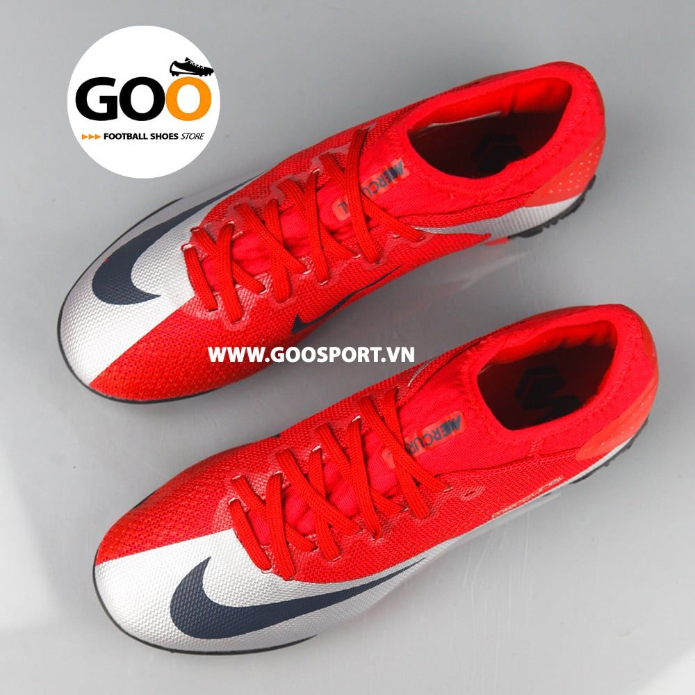  Nike Mercurial Vapor 13 TF đỏ bạc 