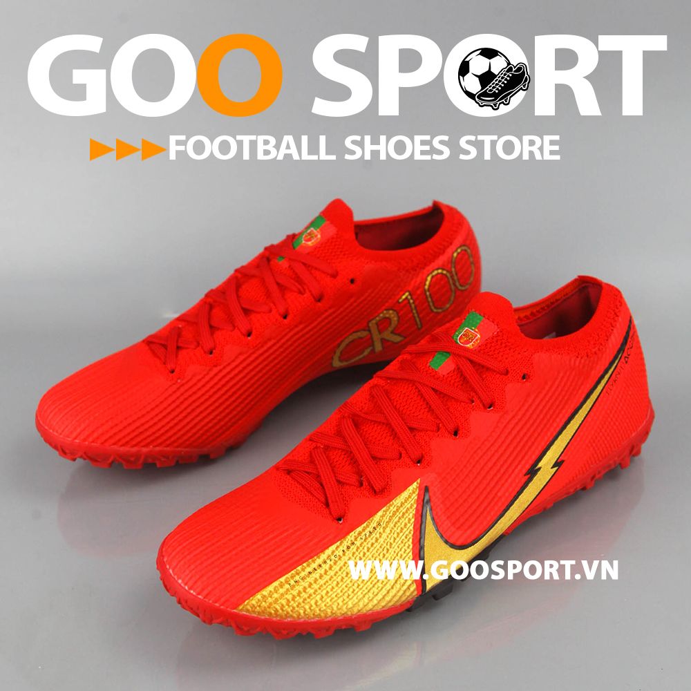 Nike Mercurial Vapor 13 TF tia chớp đỏ