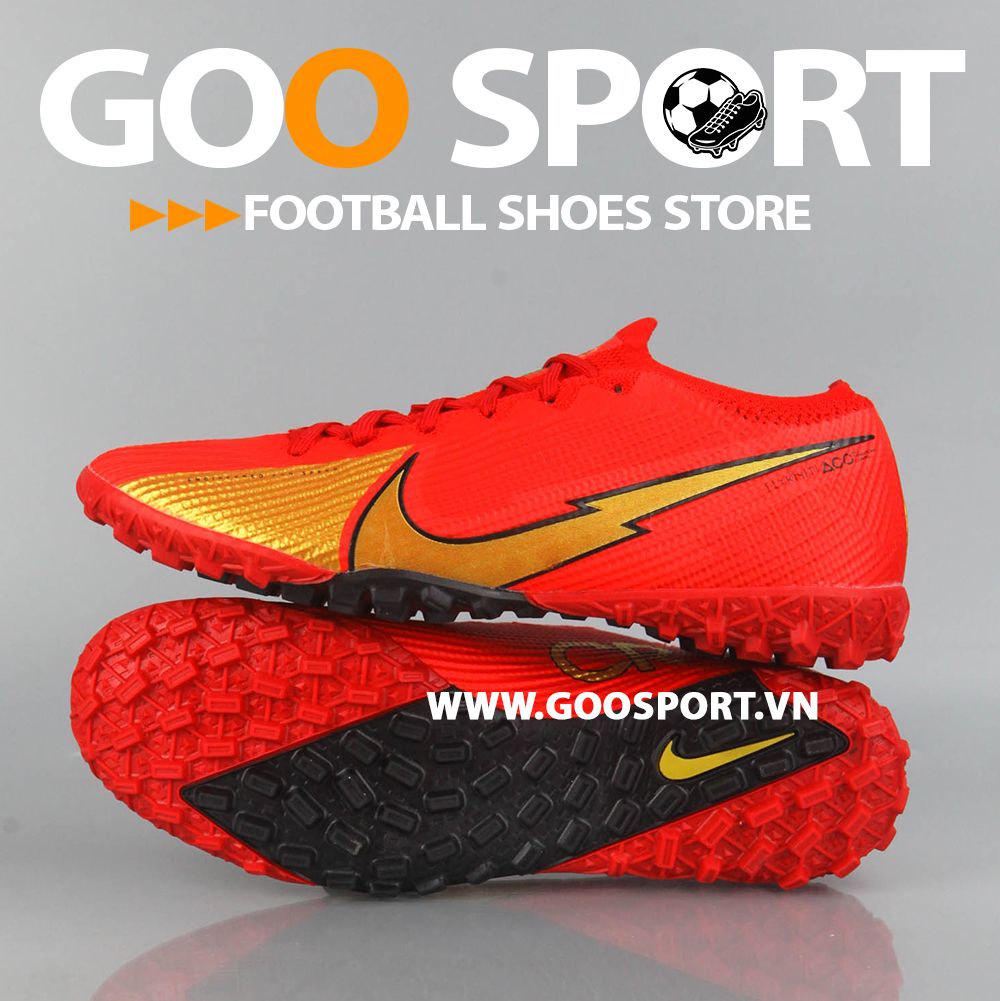 Nike Mercurial Vapor 13 TF tia chớp đỏ