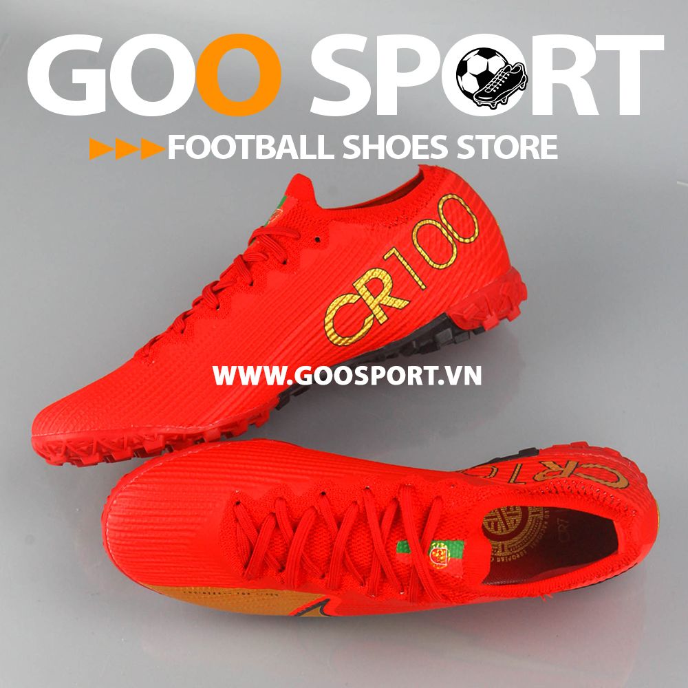 Nike Mercurial Vapor 13 TF tia chớp đỏ
