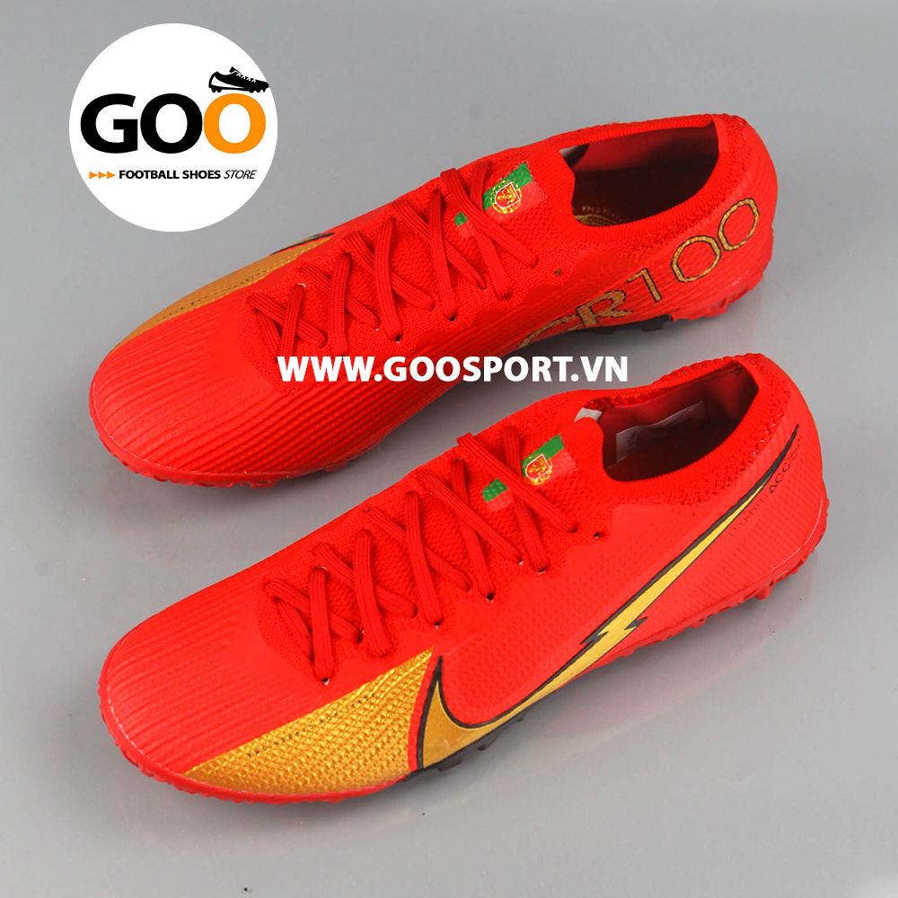 Nike Mercurial Vapor 13 TF tia chớp đỏ