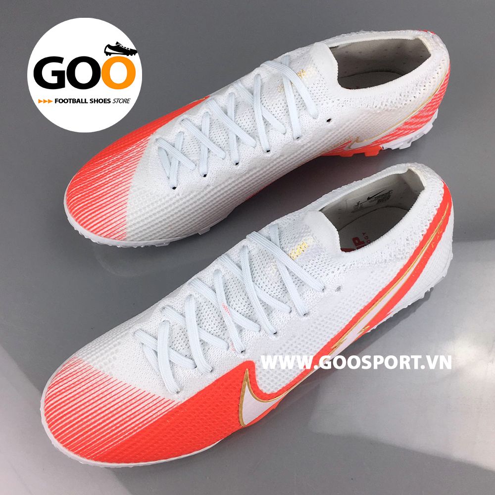  Nike Mercurial Vapor 13 TF tia chớp trắng đỏ 