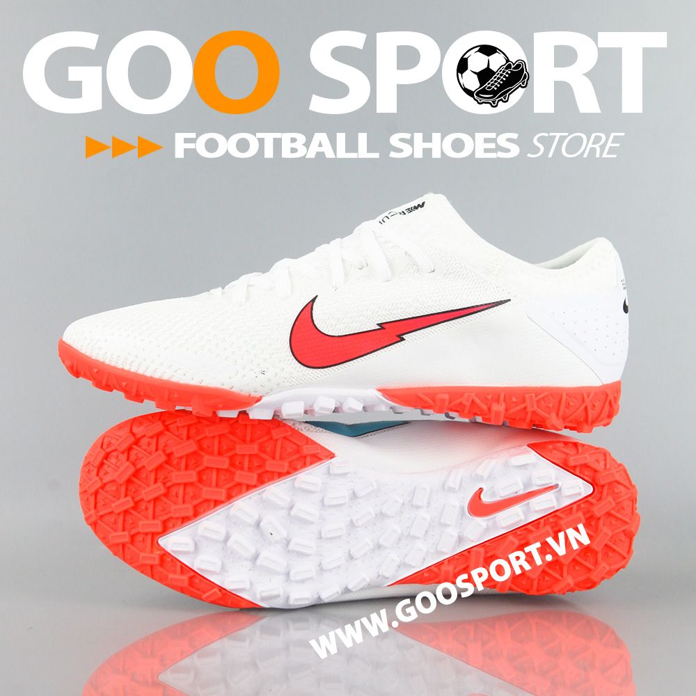 Nike Mercurial Vapor 13 TF trắng đỏ