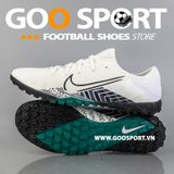  Nike Mercurial Vapor 13 TF trắng xanh cổ vịt 