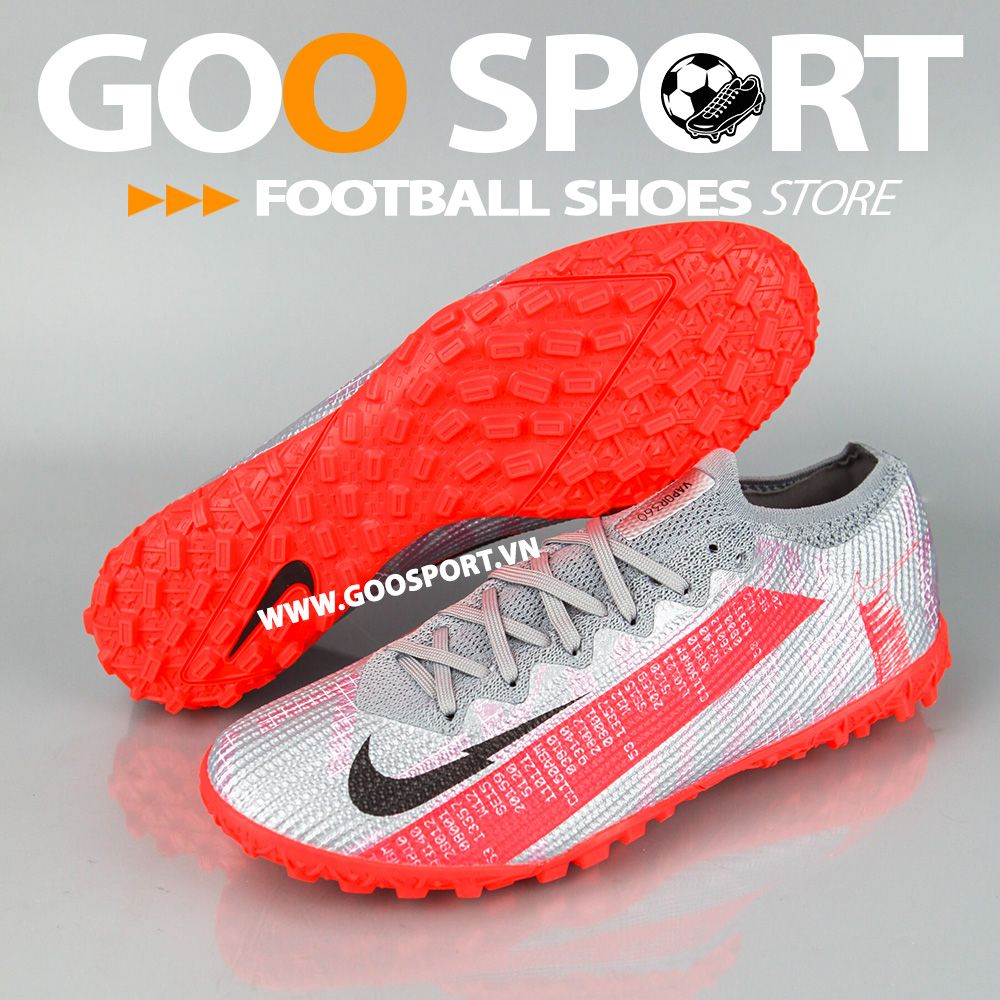 Nike Mercurial Vapor 13 TF xám cam
