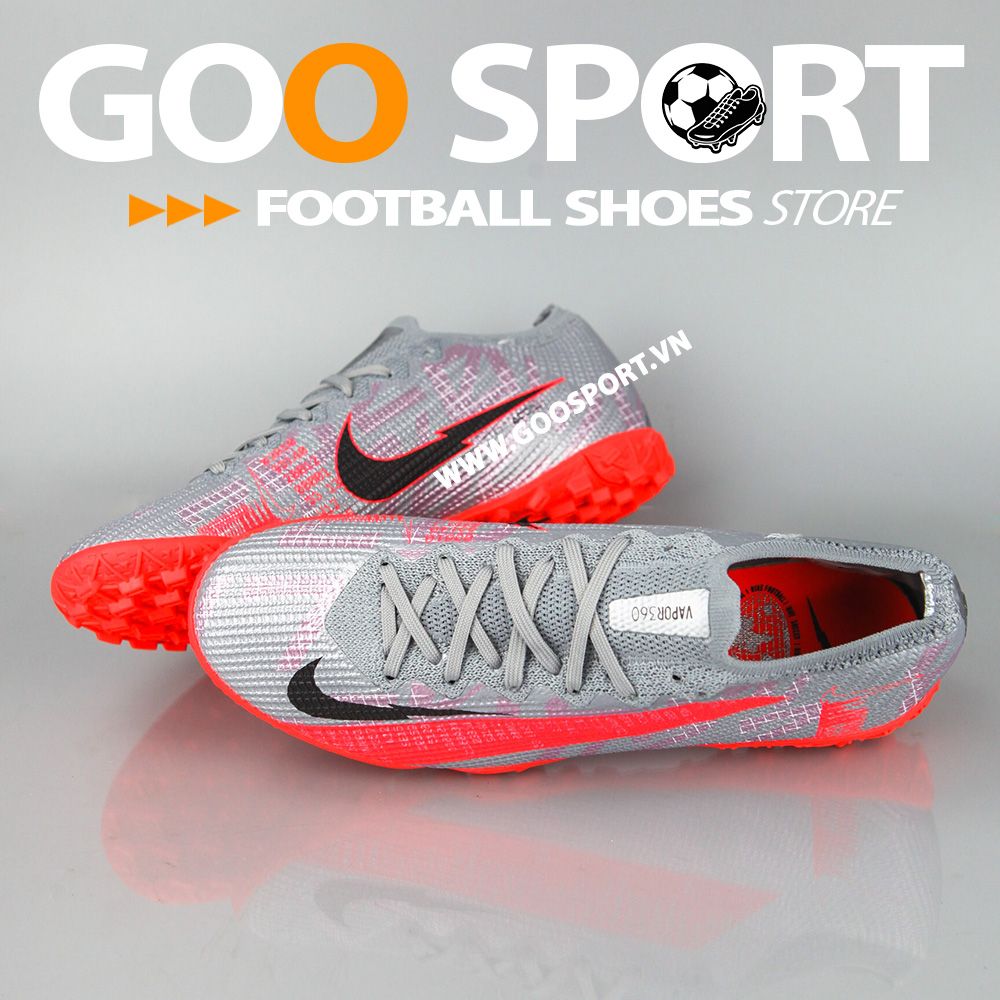 Nike Mercurial Vapor 13 TF xám cam