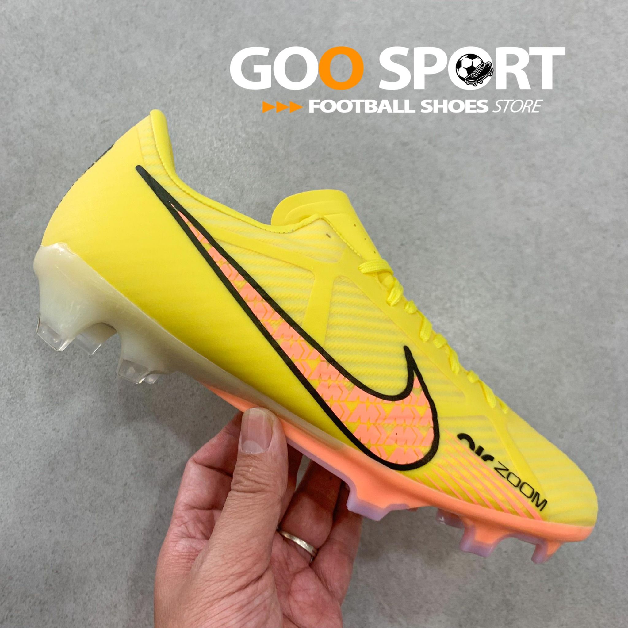 Nike Mercurial Vapor 15 FG vàng - Giày đá bóng sân cỏ tự nhiên