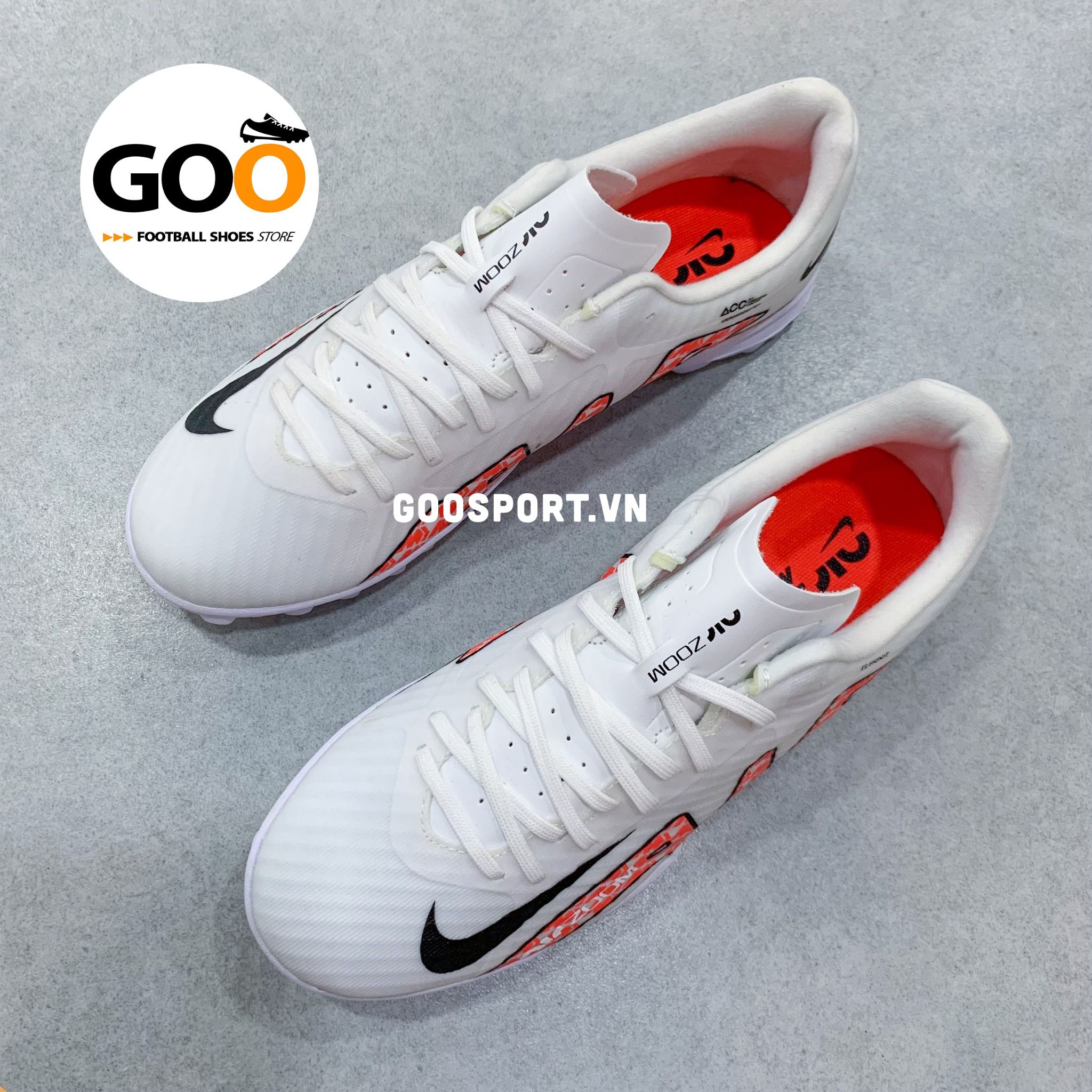 Mercurial Vapor 15 TF cổ rời trắng đỏ