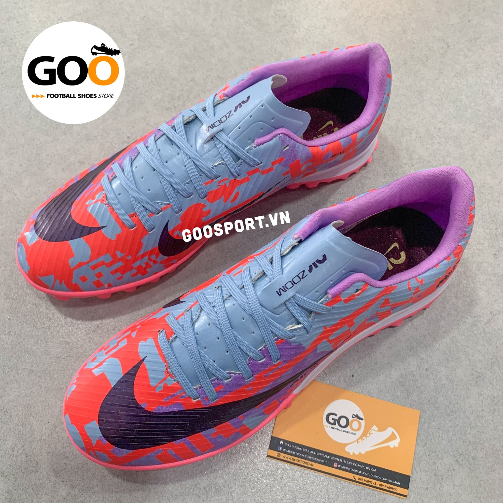 Mercurial Vapor 15 TF cổ rời xám đỏ