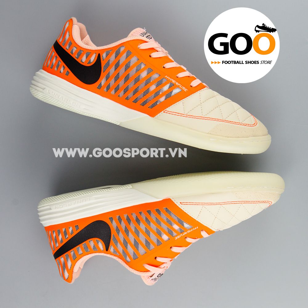  Nike Lunar Gato 2 IC hồng cam 