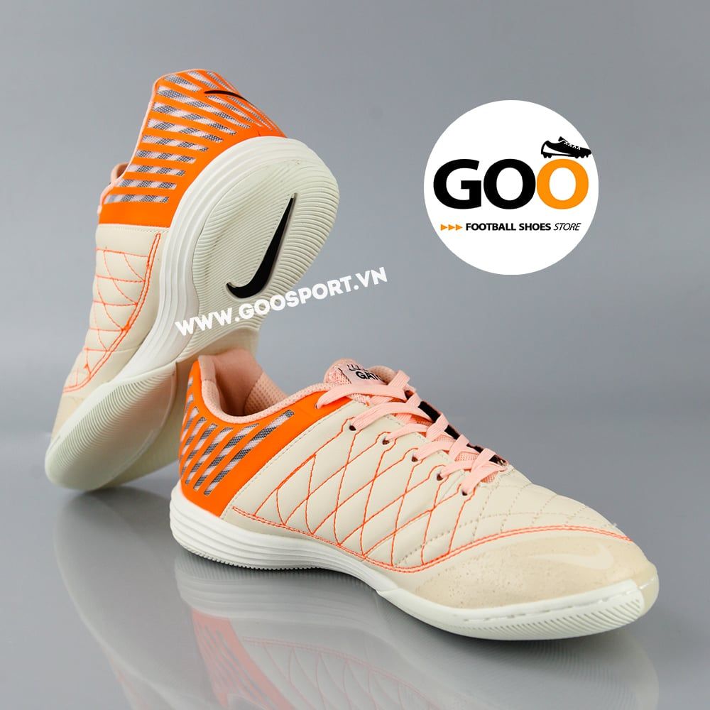 Nike Lunar Gato 2 IC hồng cam