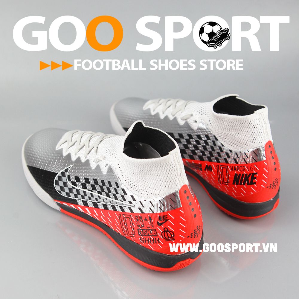 Nike Mercurial Superfly 7 IC xám đen đỏ