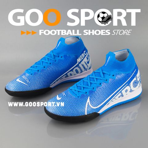  Nike Mercurial Superfly 7 IC xanh dương 