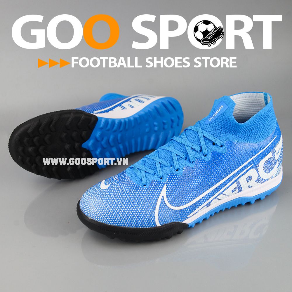 Nike Mercurial Superfly 7 TF xanh dương