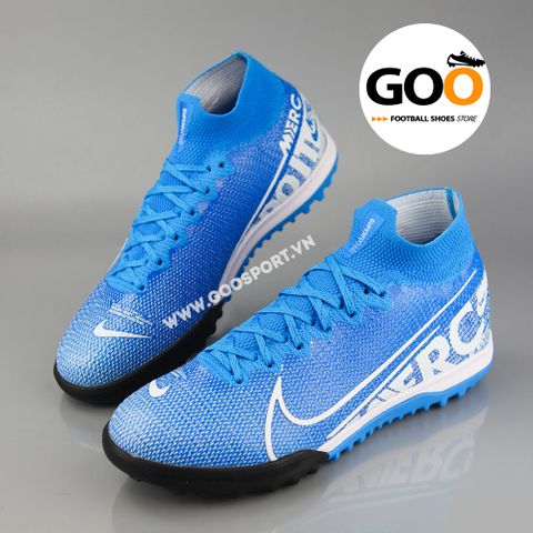  Nike Mercurial Superfly 7 TF xanh dương 