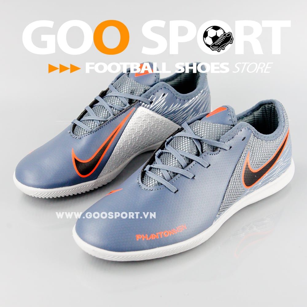 Nike Phantom Vision IC xám bạc