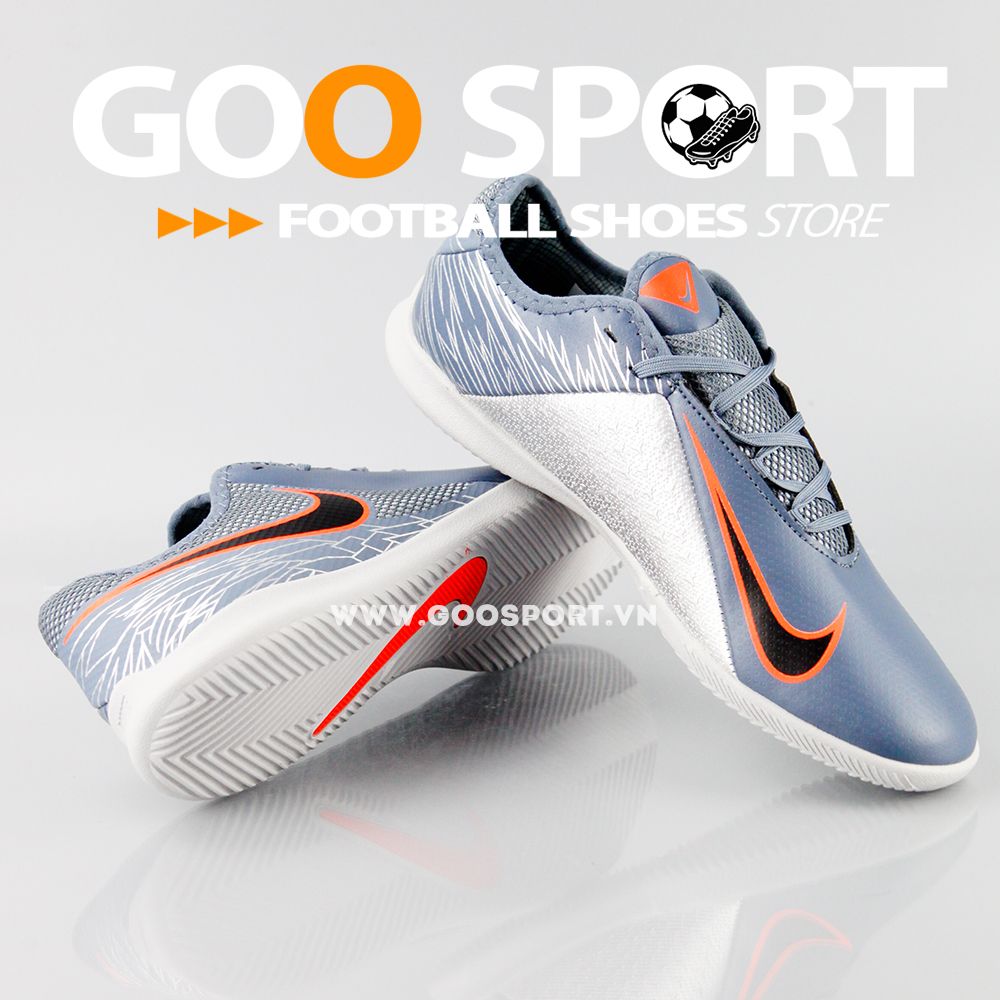 Nike Phantom Vision IC xám bạc