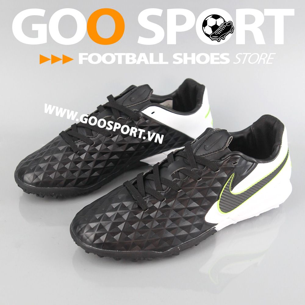  Nike Tiempo 8 TF trắng đen 