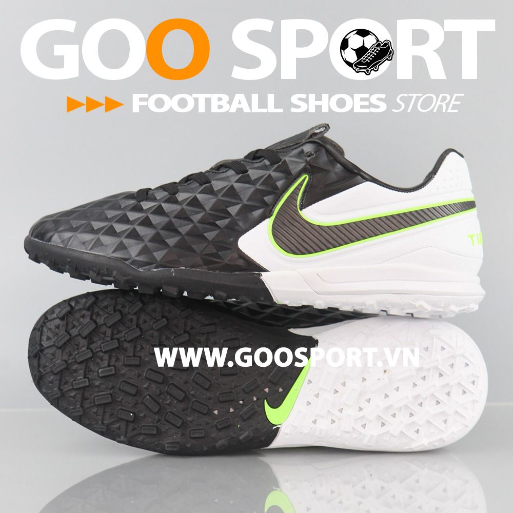 Nike Tiempo 8 TF trắng đen