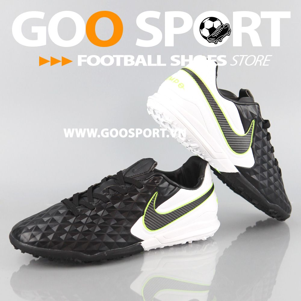  Nike Tiempo 8 TF trắng đen 