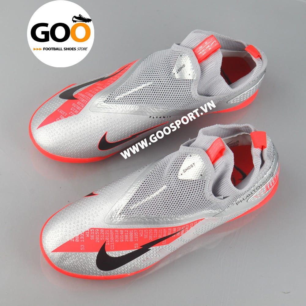 Nike Phantom Vision 2 TF cổ cao xám cam