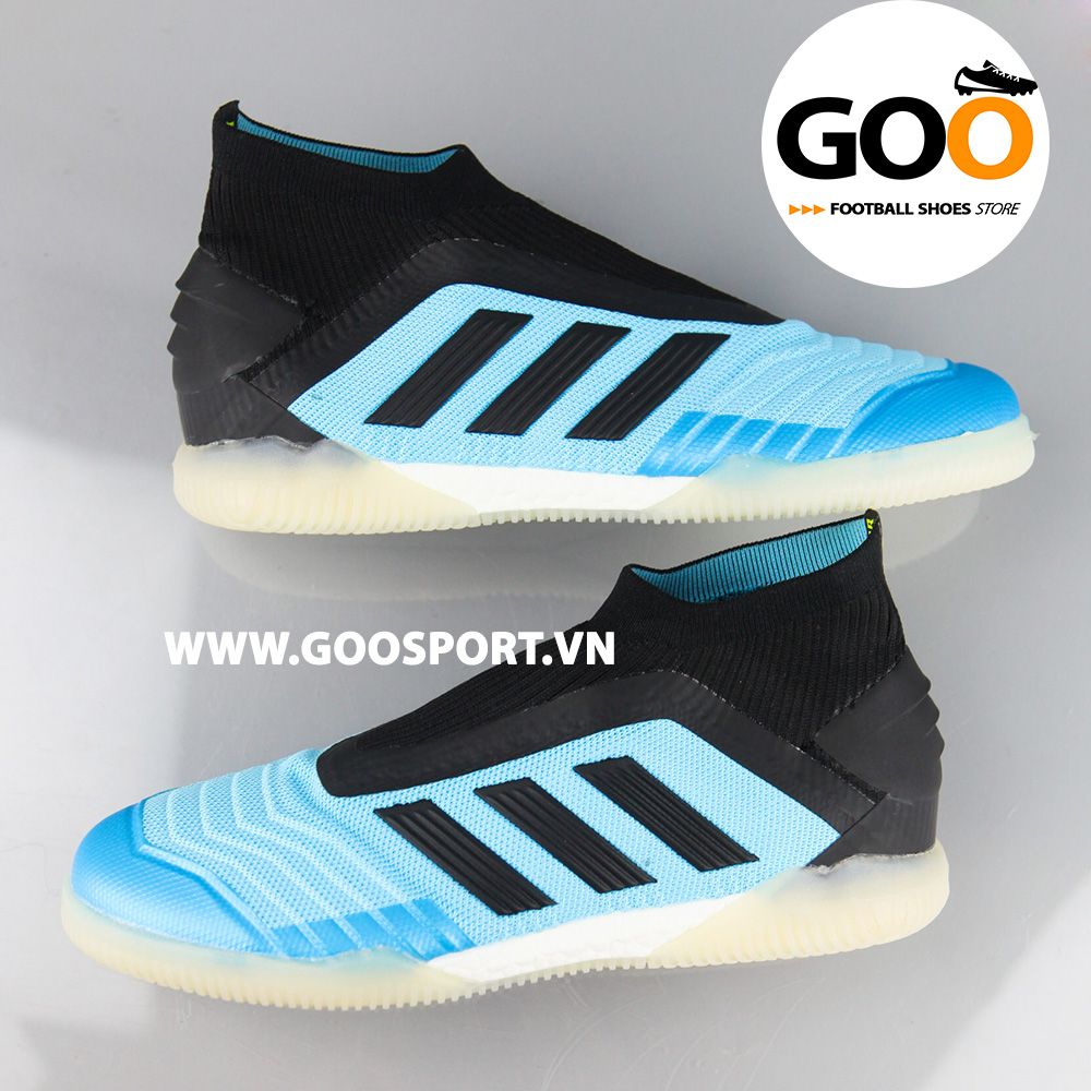  Adidas Predator 19+ IC xanh dương đen 