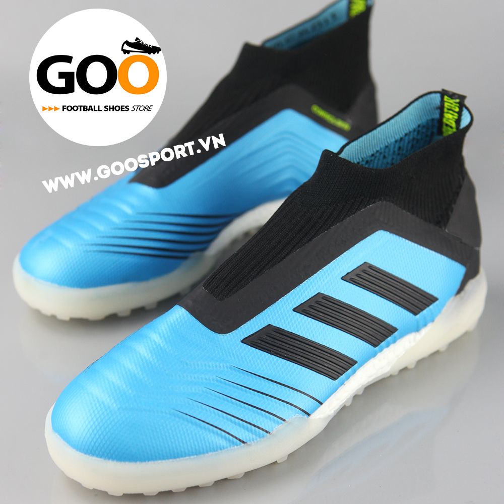  Adidas Predator 19+ TF xanh dương đen 