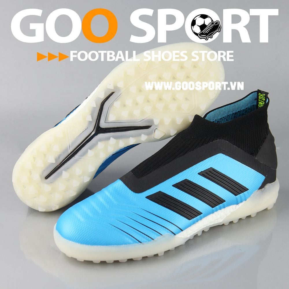  Adidas Predator 19+ TF xanh dương đen 