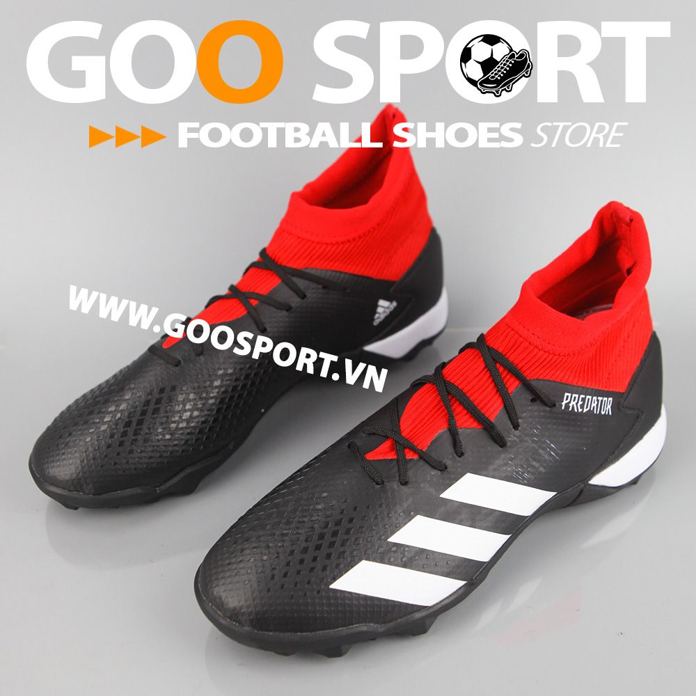  Adidas Predator 20.3 TF đen cổ đỏ 