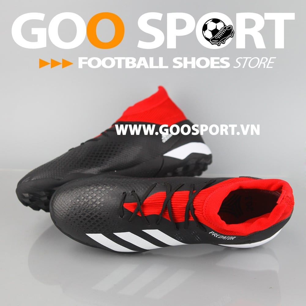  Adidas Predator 20.3 TF đen cổ đỏ 