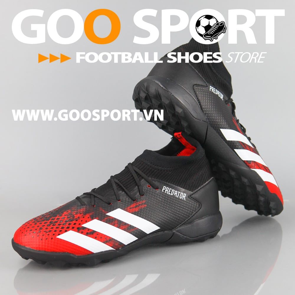  Adidas Predator 20.3 TF đen đỏ 