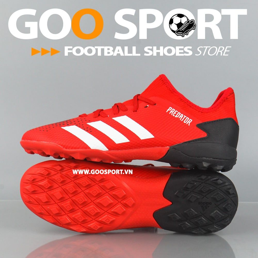 Adidas Predator 20.3 TF đỏ gót đen