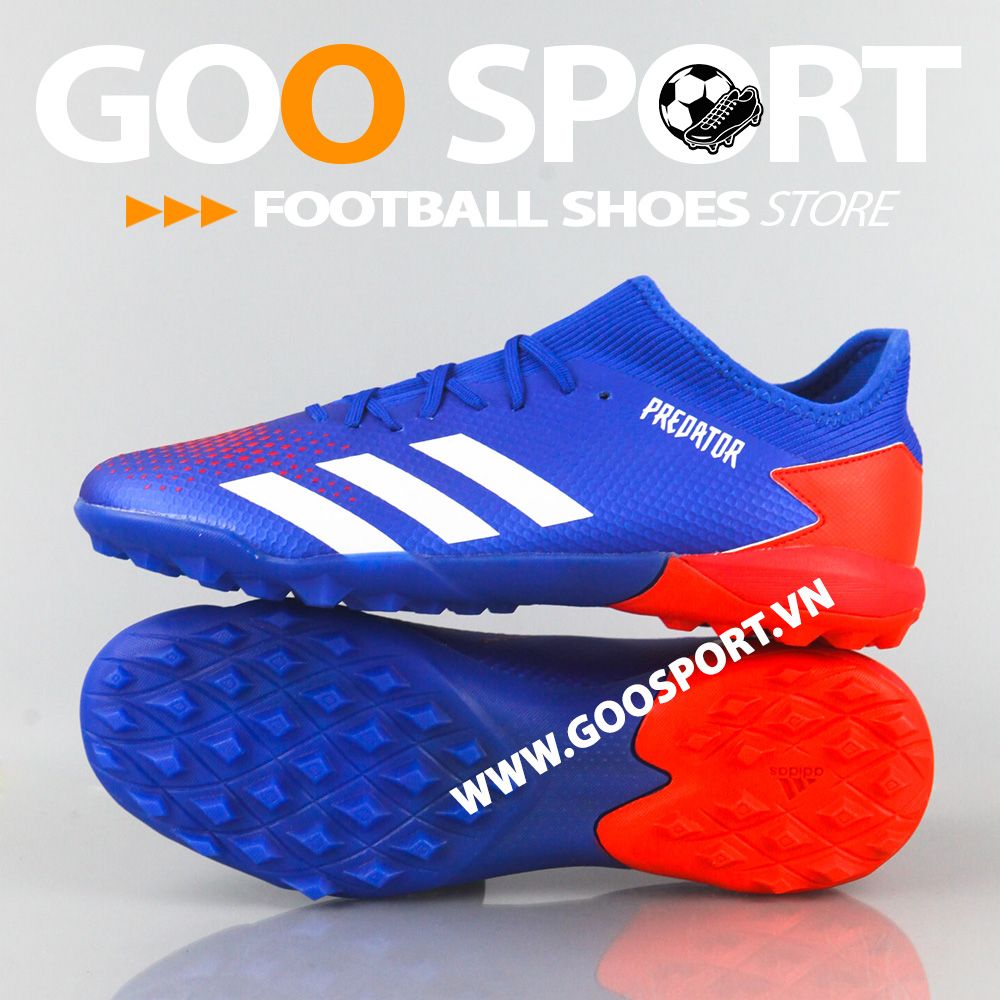  Adidas Predator 20.3 TF xanh dương đỏ 