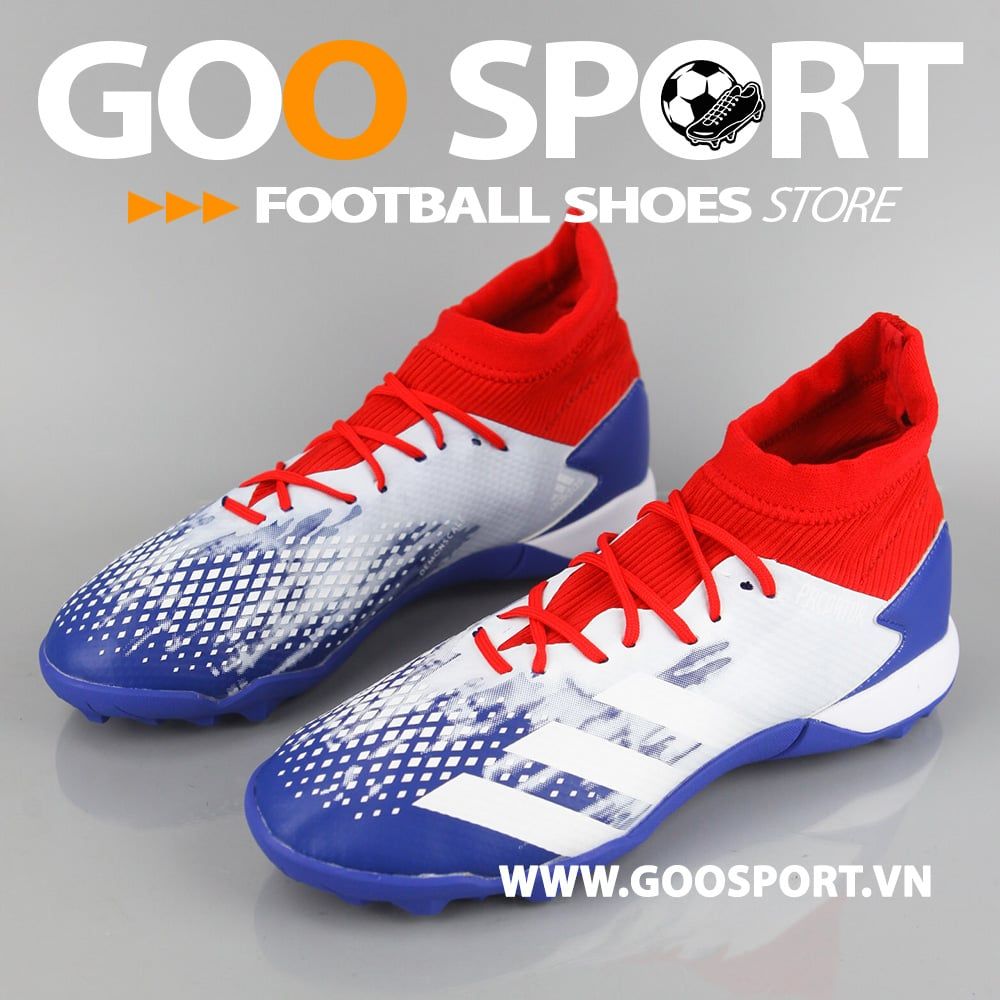 Adidas Predator 20.3 TF trắng xanh đỏ