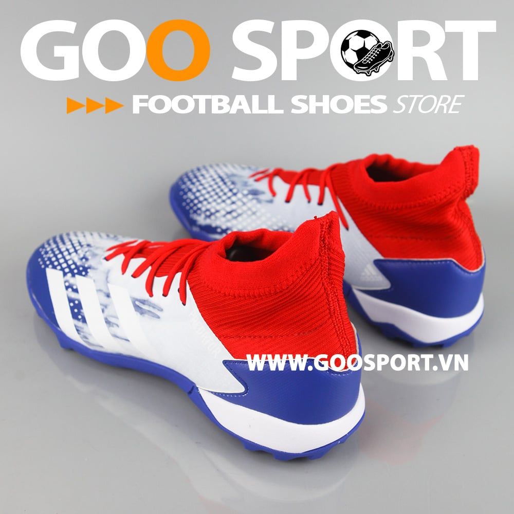 Adidas Predator 20.3 TF trắng xanh đỏ