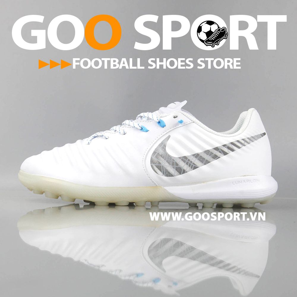  Nike Tiempo 7 TF trắng full 