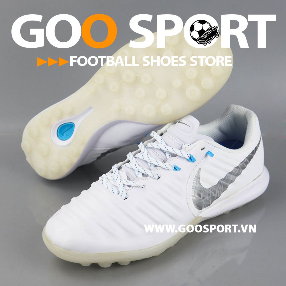  Nike Tiempo 7 TF trắng full 