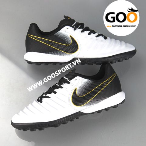  Nike Tiempo 7 TF trắng gót đen 
