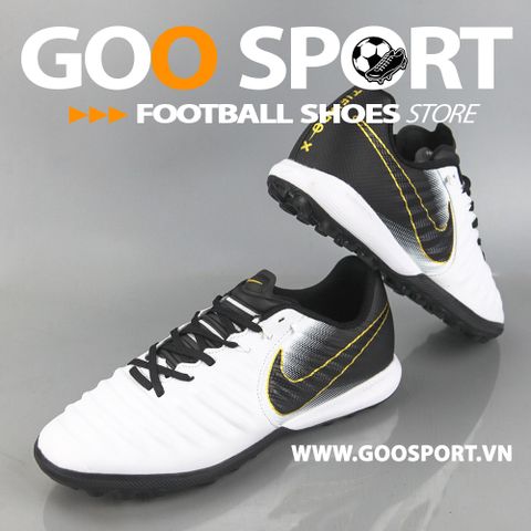  Nike Tiempo 7 TF trắng gót đen 