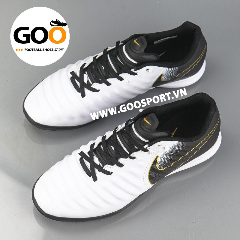  Nike Tiempo 7 TF trắng gót đen 