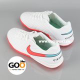  Nike Tiempo 8 TF trắng đỏ Replica 