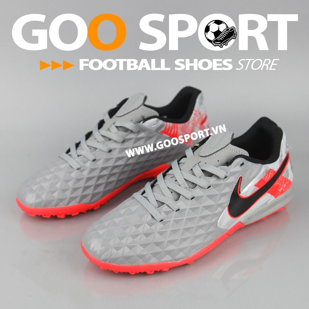 Nike Tiempo 8 TF xám cam replica