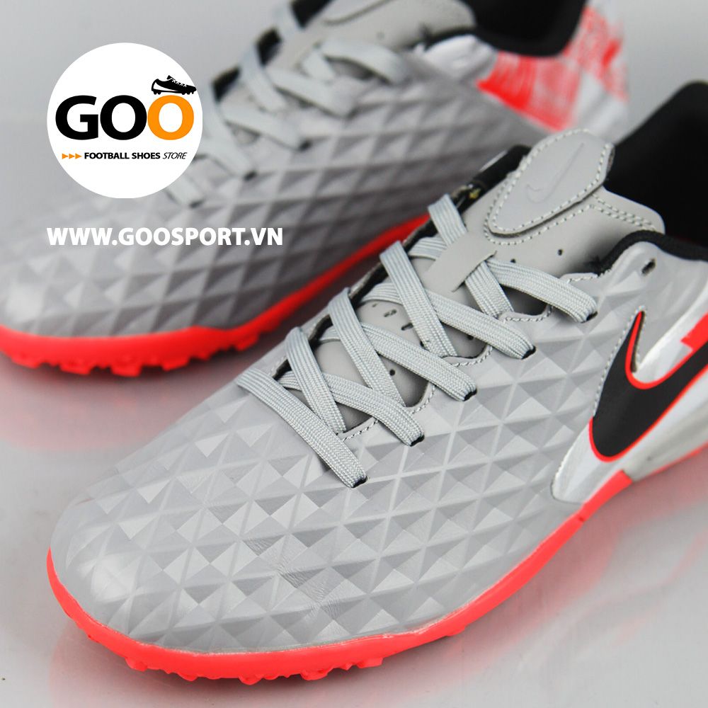 Nike Tiempo 8 TF xám cam replica