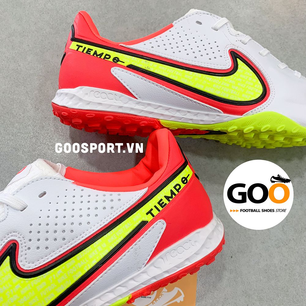  Nike Tiempo 9 TF trắng đỏ 