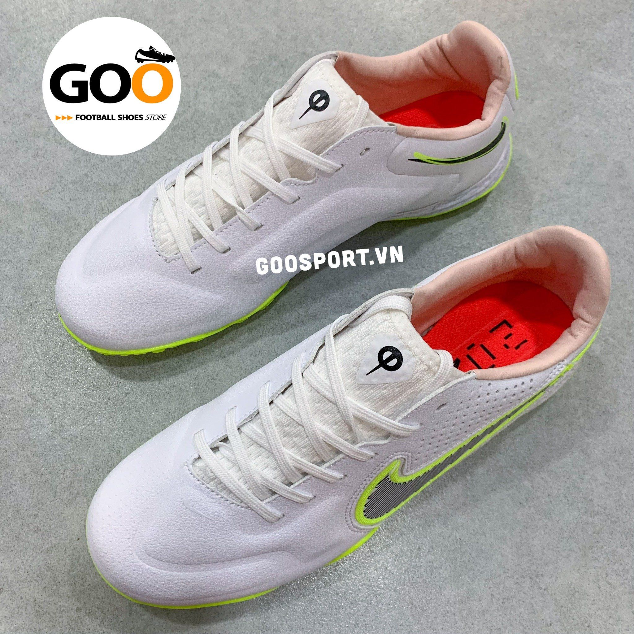  Nike Tiempo 9 TF trắng sọc đen 