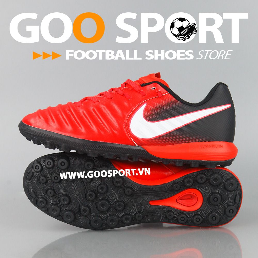 Nike Tiempo 7 TF đỏ đen 