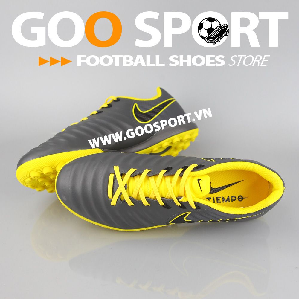 Nike Tiempo 7 TF xám vàng